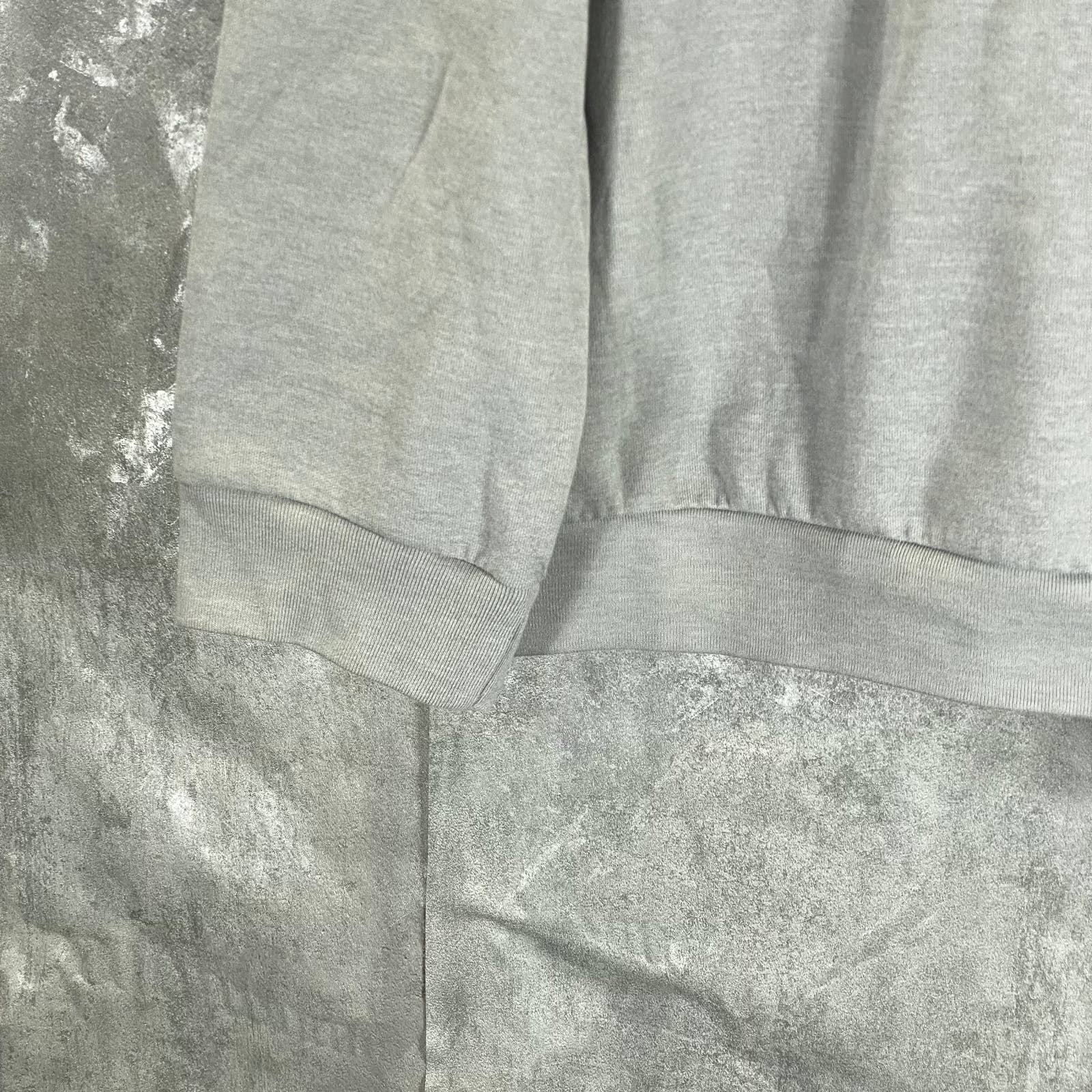 ALFANI Men's Casual Grey Heather Solid Quarter-Zip Pullover Sweater SZ XL