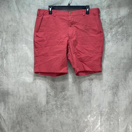 CLUB ROOM Red Regular-Fit 4-Way Stretch Shorts SZ 34