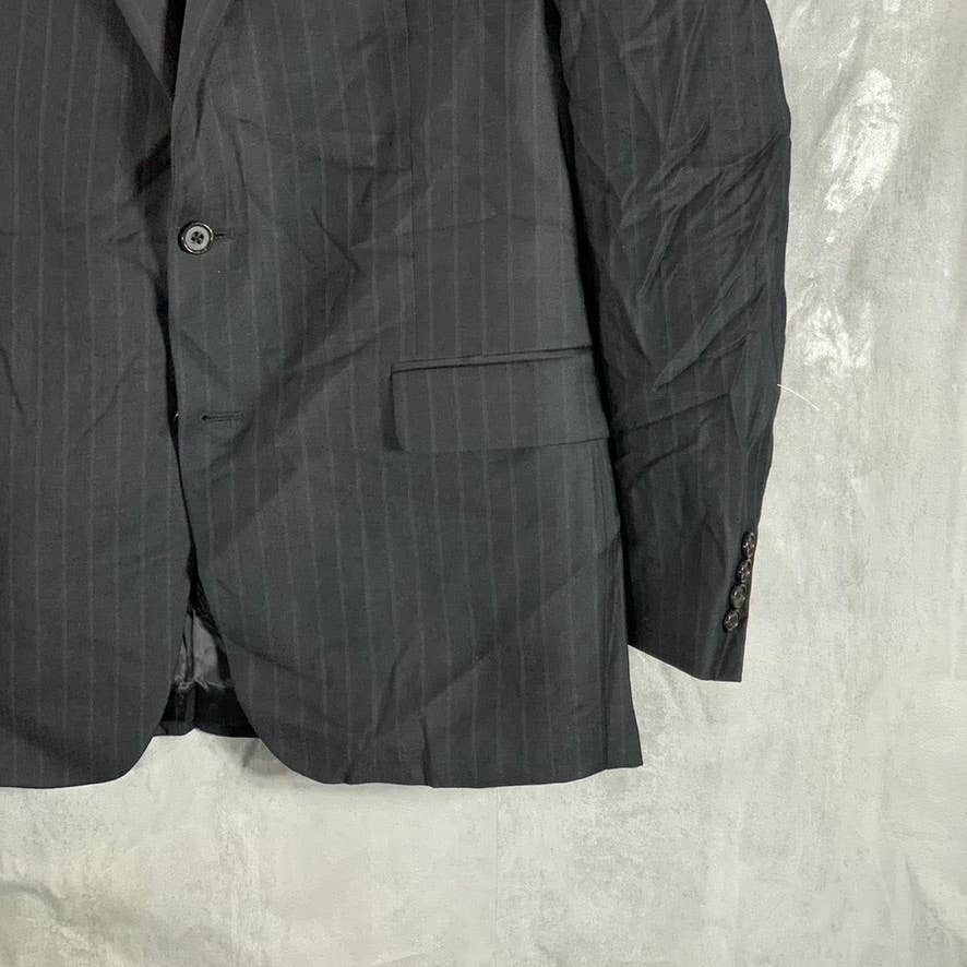 LAUREN RALPH LAUREN Men's Charcoal Long Stripe Ultra Flex Suit Jacket SZ 42L