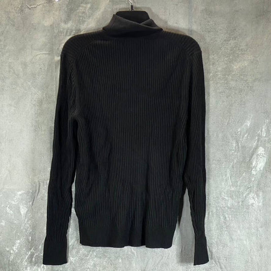 INC INTERNATIONAL CONCEPTS Men's Deep Black Ascher Rollneck Sweater SZ S