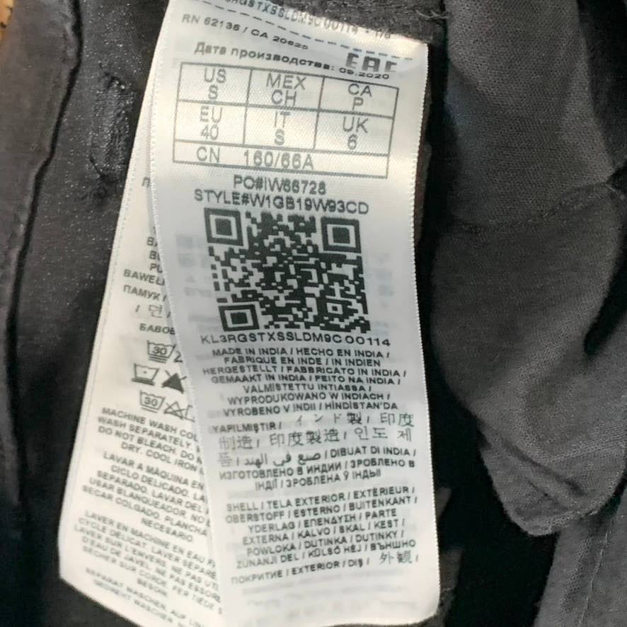 GUESS 1981 Women's Jet Black High-Rise Skinny Capri Jeans SZ S