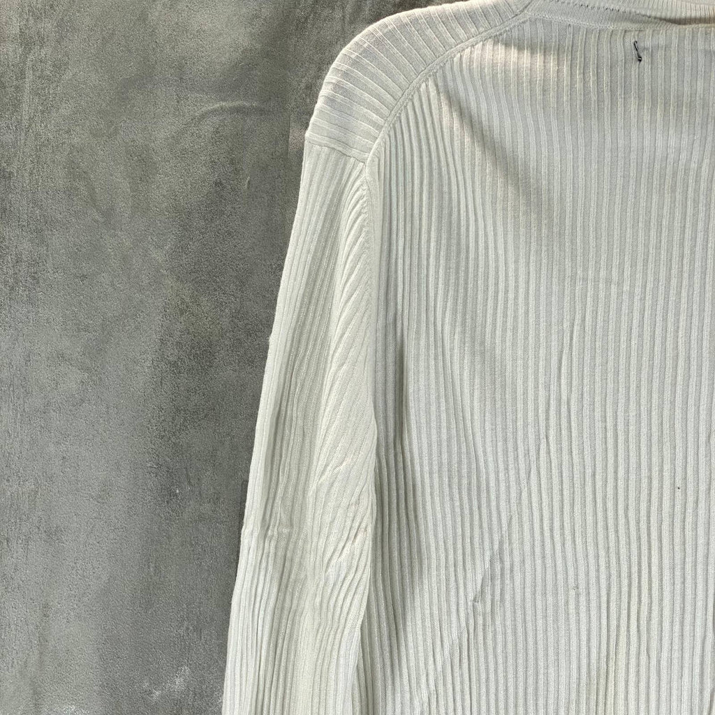 INC INTERNATIONAL CONCEPTS Men's White Pure Ascher Rollneck Sweater SZ M