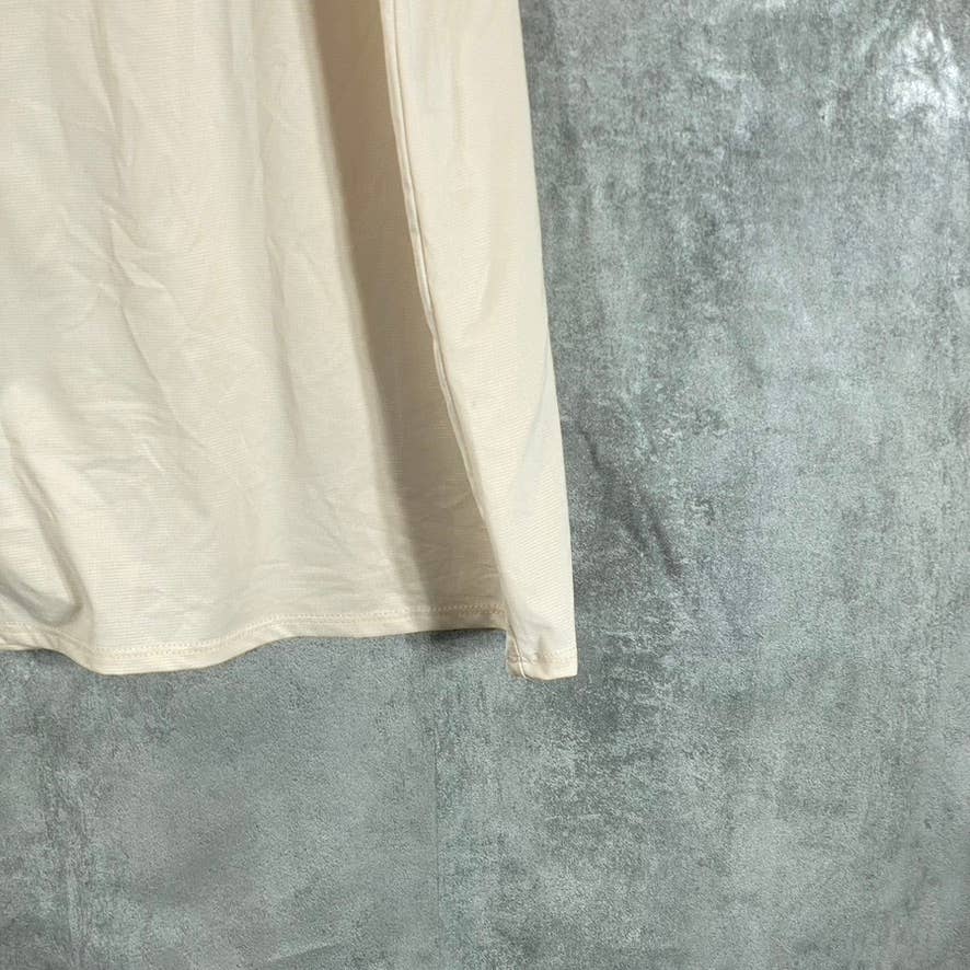 ALFANI ALFATECH Men's Beige Crewneck Short-Sleeve T-Shirt SZ XL