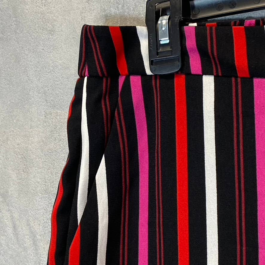 HALOGEN Women's Multicolor Striped Barbara Pull-On Shorts SZ L