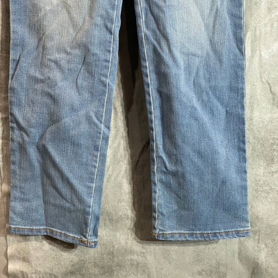 STYLE & CO Women's Petite Georgia Sky High-Rise Natural Straight-Leg Jeans SZ 2P