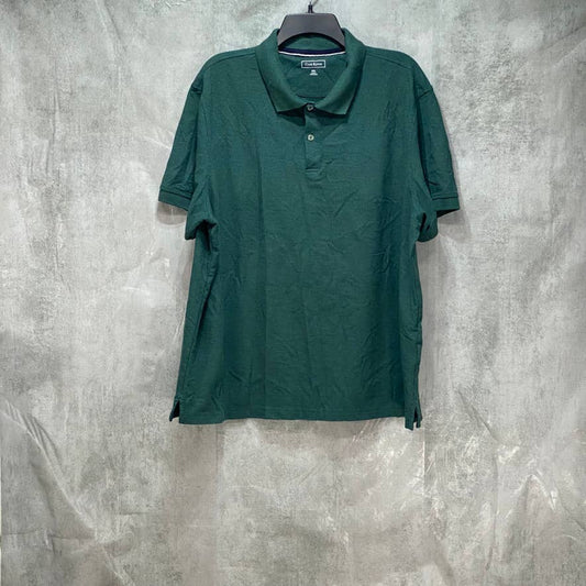 CLUB ROOM Green Classic-Fit Stretch Short Sleeve Polo Shirt SZ 2XL