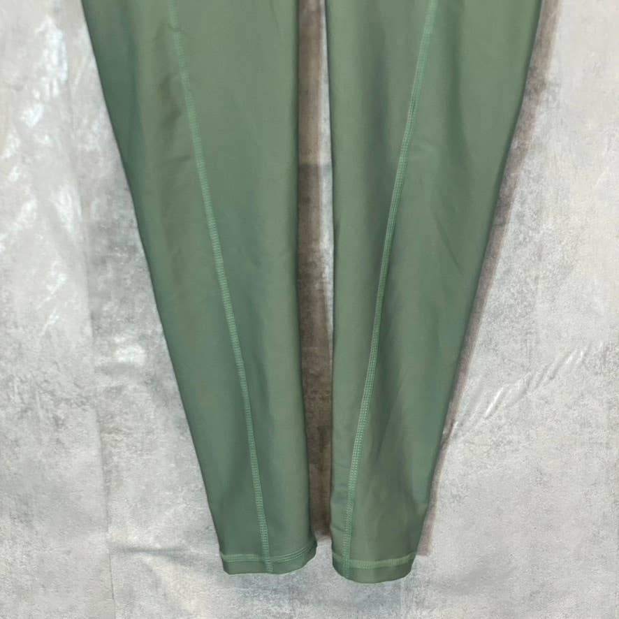 PRO-FIT Activewear Fruit Green Lightweight Ruched Breathable High-Waist Pull-On Leggings SZ S