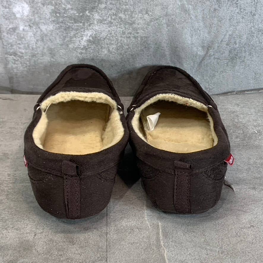 LEVI'S Men's Brown Harlin 2 Microsuede Venetian Slippers SZ M(8-9)
