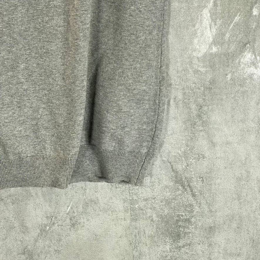 CLUB ROOM Men's Grey Solid V-Neck Pullover Sweater Vest SZ L