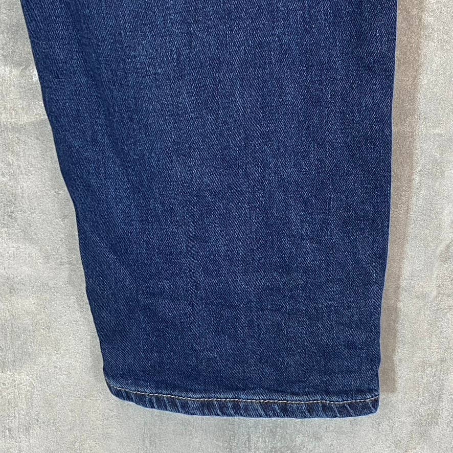 BP Women's Plus Size Dark Wash Distressed High-Rise Denim Mom Jeans SZ 18