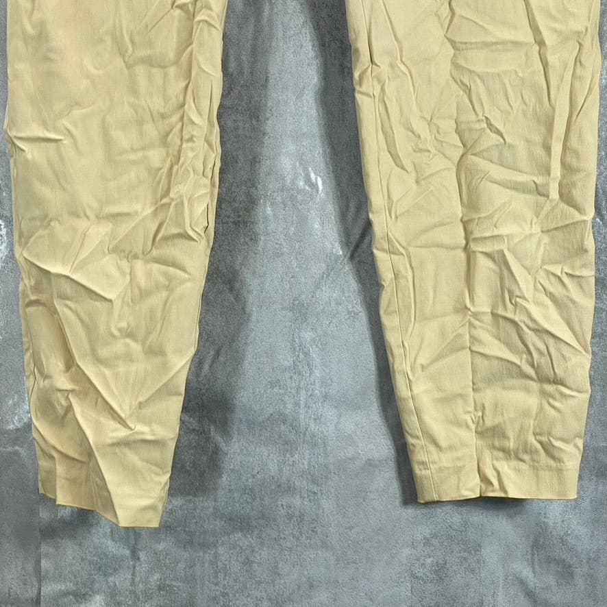 ALFANI Women's Cream Beige Tummy-Control Skinny-Leg Pull-On Pants SZ 16