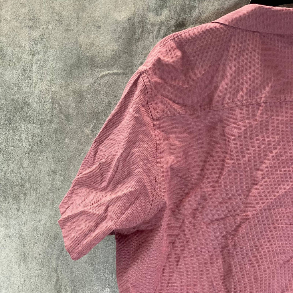 INC INTERNATIONAL CONCEPTS Men's Mesa Rose Textured Regular-Fit Shirt SZ XL