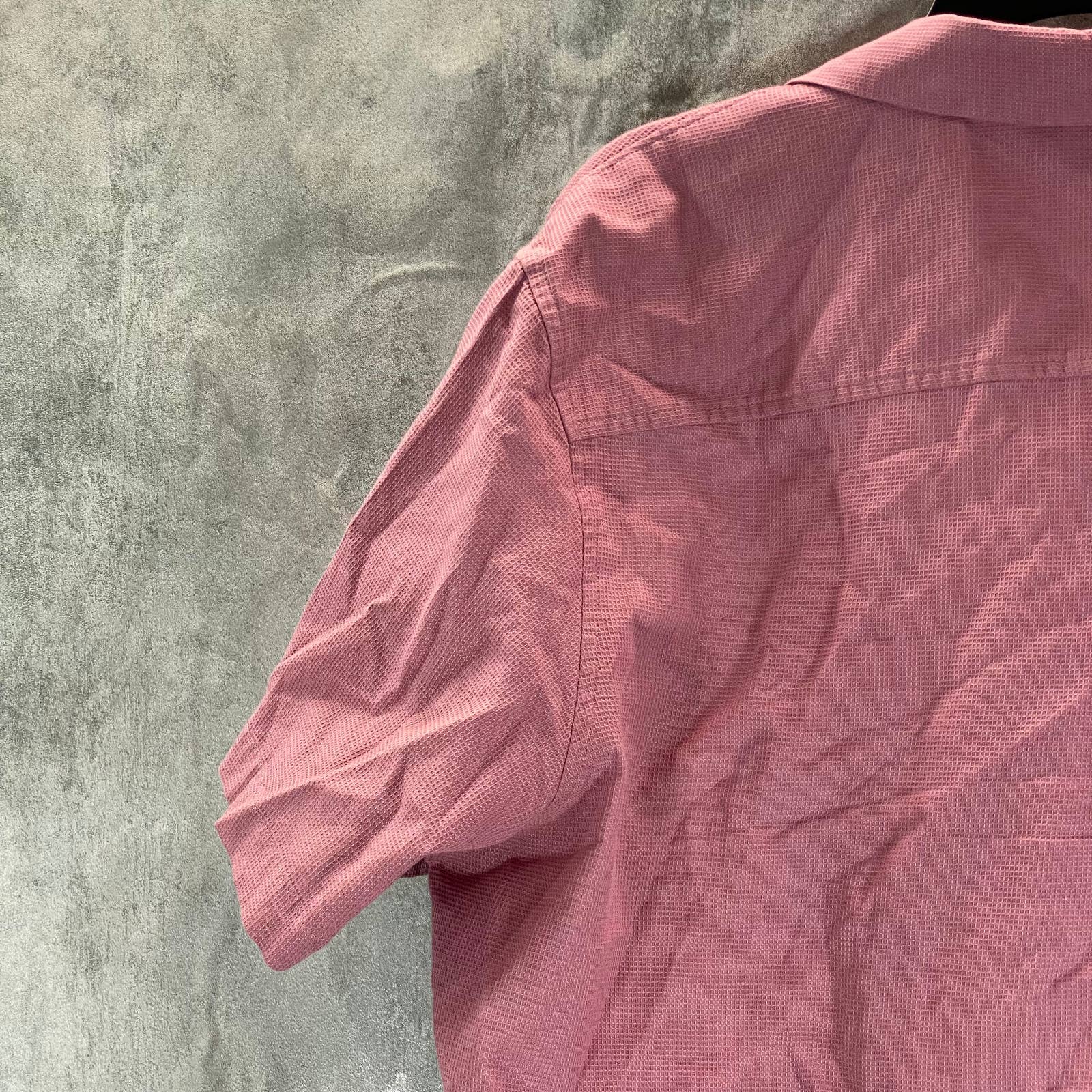 INC INTERNATIONAL CONCEPTS Men's Mesa Rose Textured Regular-Fit Shirt SZ XL