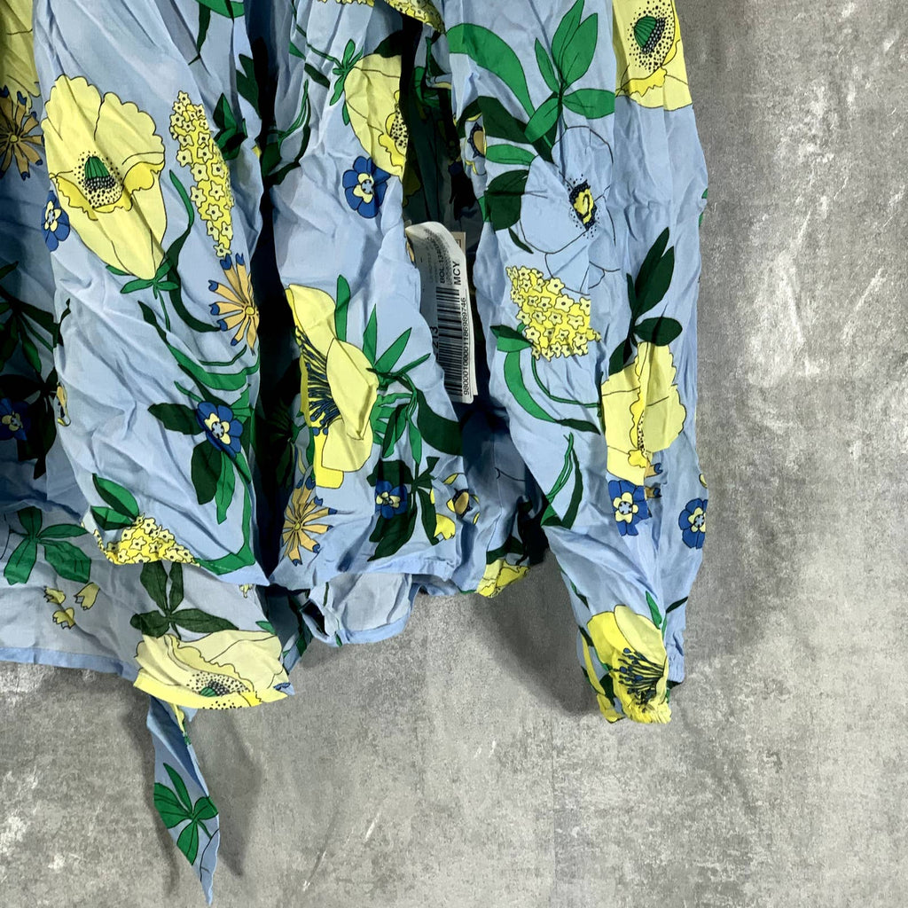 INC INTERNATIONAL CONCEPTS Women's Mabel Bouquet Ruffled Floral-Print Top SZ XL