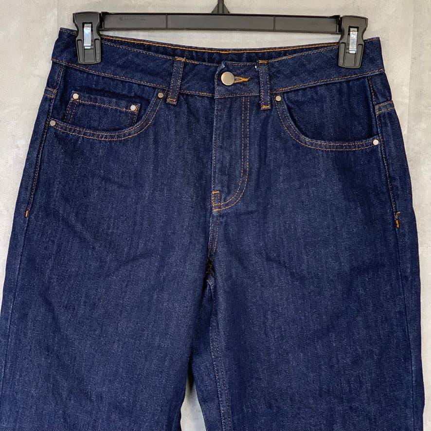 TOPSHOP BOUTIQUE Dark Wash High-Waisted Boyfriend Jeans SZ 6