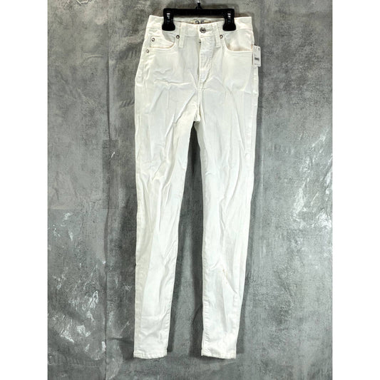 FREE PEOPLE Women's Lily White Montana High-Rise Skinny Jeans SZ 25