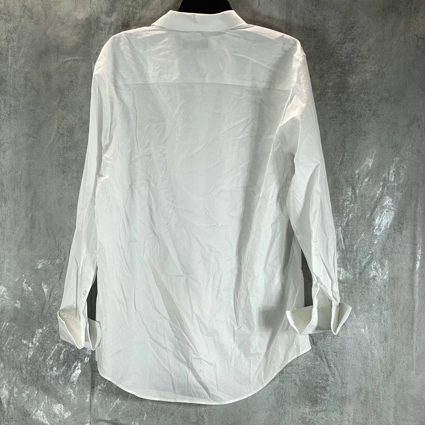 ALFANI Men's White Slim-Fit 2-Way Stretch Dress Shirt SZ L(16/16.5 32/33)
