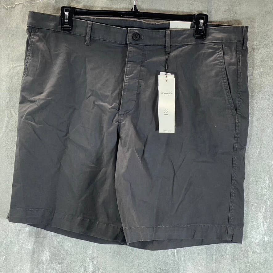 CALVIN KLEIN Men's Asphalt Slim-Fit Comfort Chino Shorts SZ 40
