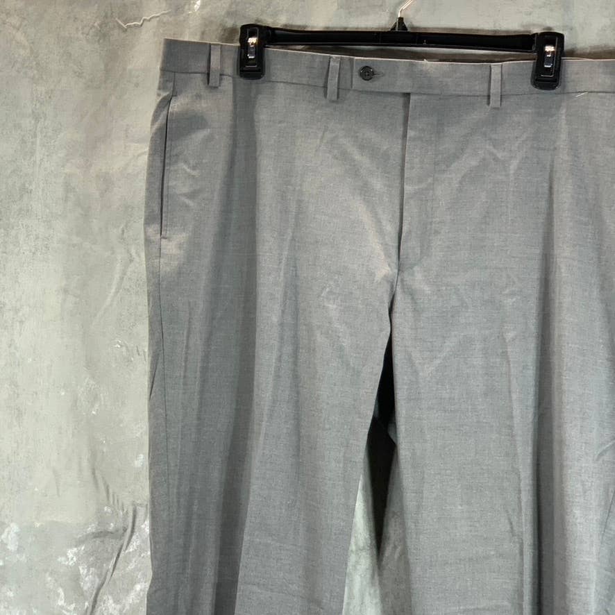 VAN HEUSEN FLEX Men's Grey Sharkskin Slim-Fit Suit Pants SZ 42X34