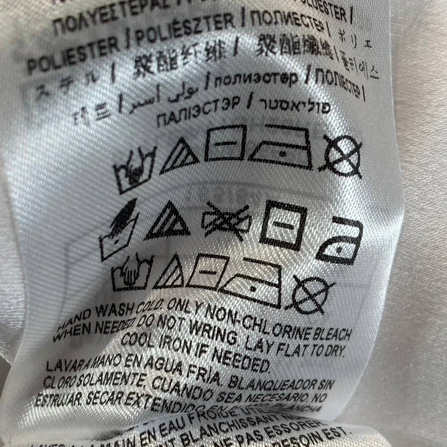 GUESS Women's White Yessica Cold-Shoulder Long-Sleeve Button-Front Top SZ M