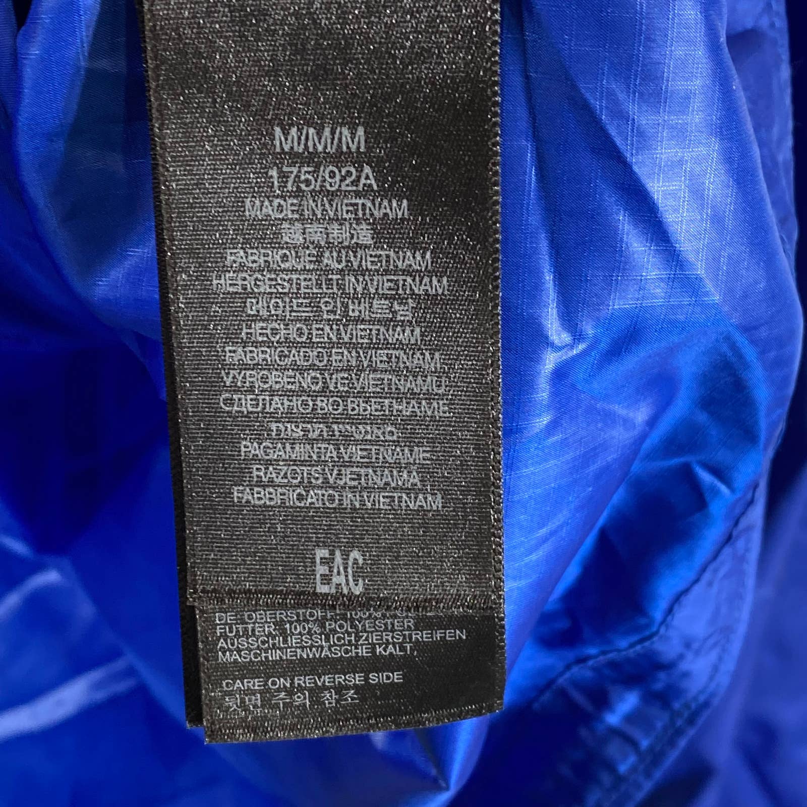 MARMOT Men's Dark Blue Brooklyn Air Lightweight Full-Zip Jacket SZ M