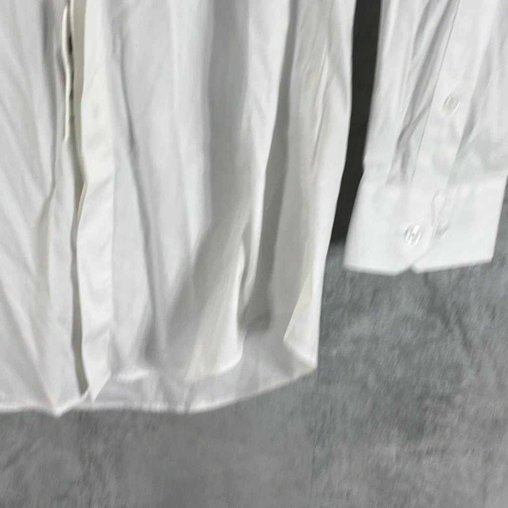 ALFANI Men's White Slim-Fit 2-Way Stretch Button-Up Long-Sleeve Dress Shirt SZ S
