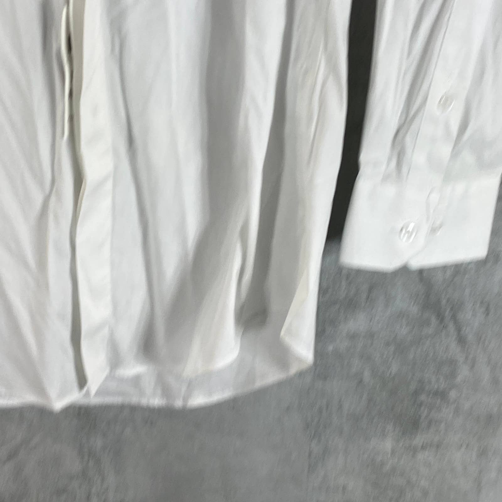 ALFANI Men's White Slim-Fit 2-Way Stretch Button-Up Long-Sleeve Dress Shirt SZ S