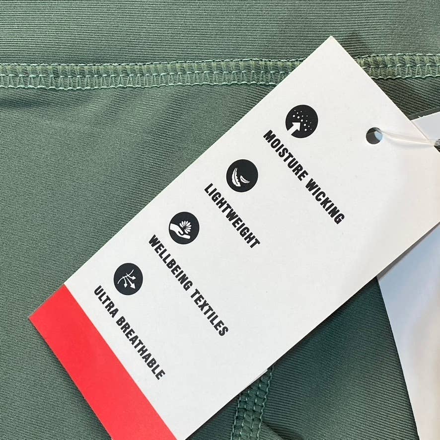 PRO-FIT Activewear Fruit Green Lightweight Ruched Breathable High-Waist Pull-On Leggings SZ S