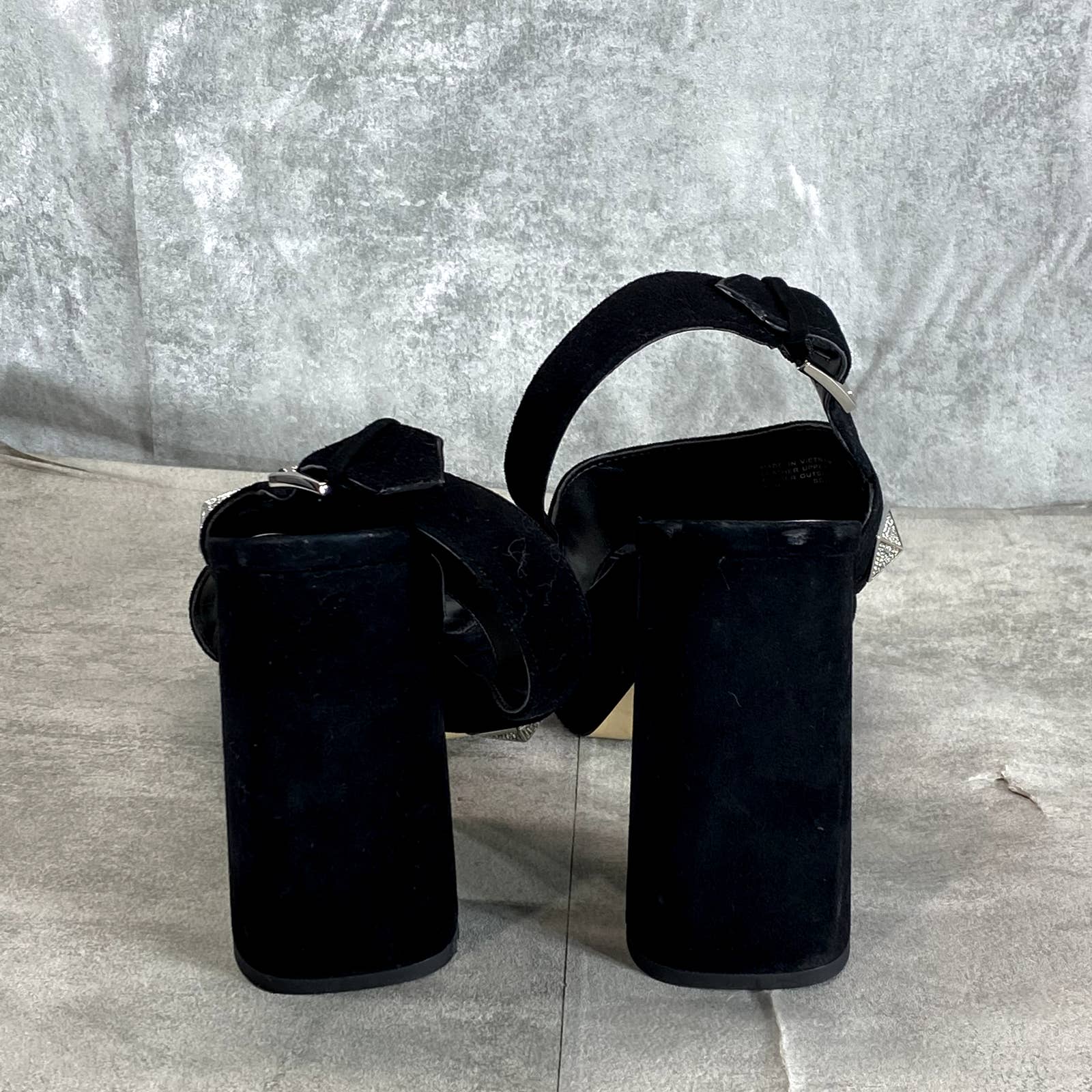 MICHAEL MICHAEL KORS Women's Black Wren Studded Platform Sandals SZ9.5