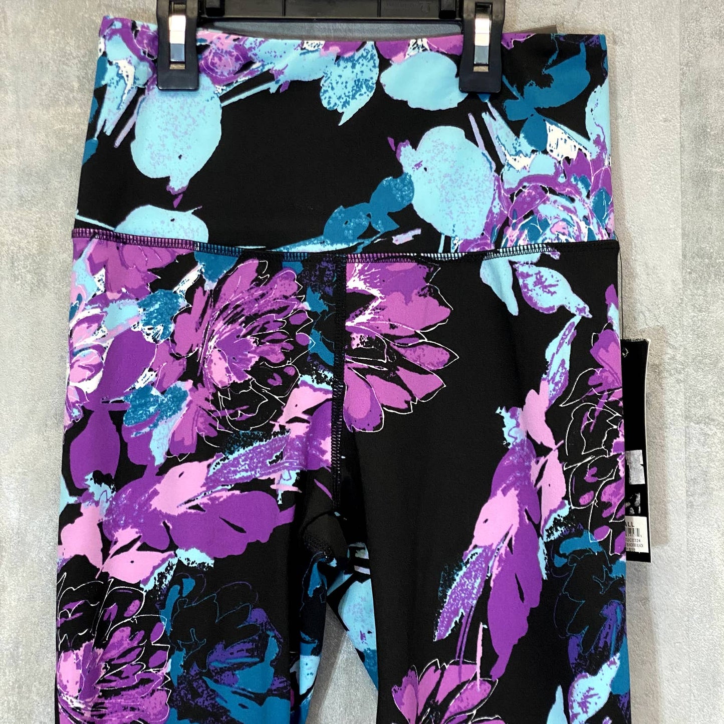 KAY UNGER Women's Blossom Bundle Black Printed High-Rise Pull-On Capri Leggings SZ S