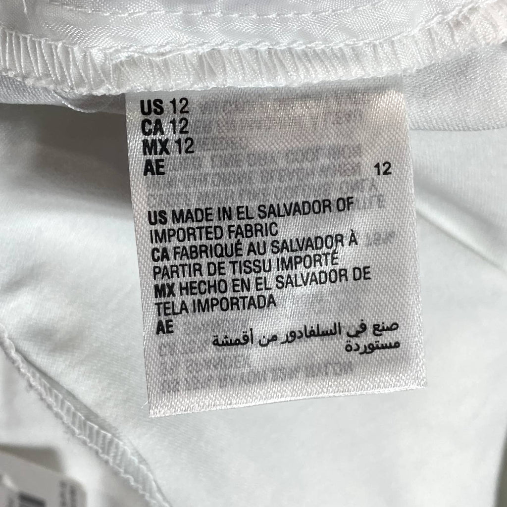 INC INTERNATIONAL CONCEPTS Women's Bright White Mid-Rise Pull-On Shorts SZ 12