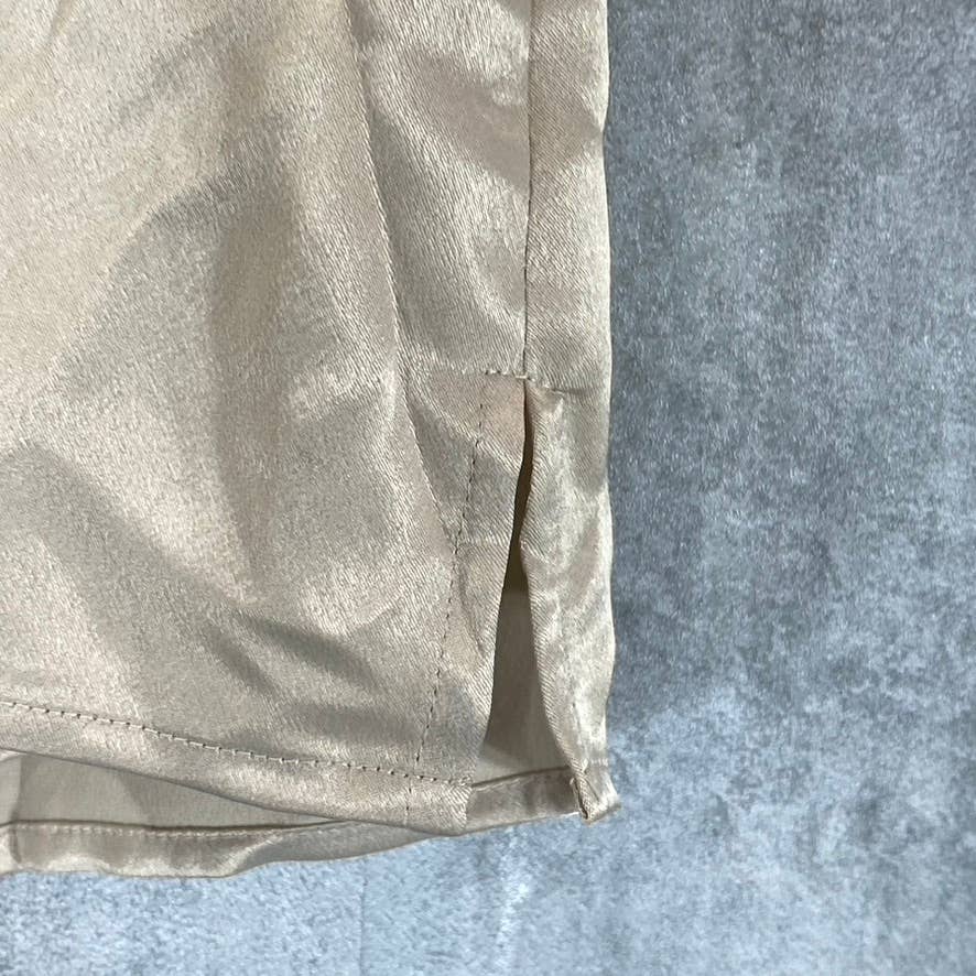 KASPER Women's Petite Champagne Scoop-Neck Sleeveless Keyhole Tank Top SZ PM