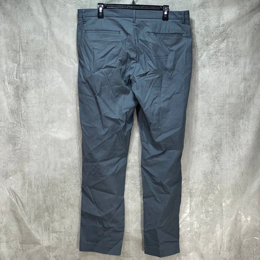 CALVIN KLEIN Dark Grey Slim-Fit Modern Chino Pants SZ 38X32