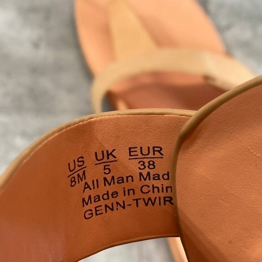 NATURALIZER Women's Peach GenN-Twirl Slip-On Thong Sandals SZ 8
