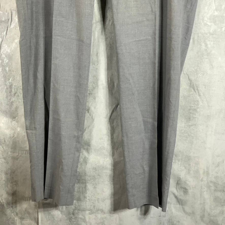VAN HEUSEN FLEX Men's Grey Sharkskin Slim-Fit Suit Pants SZ 42X34