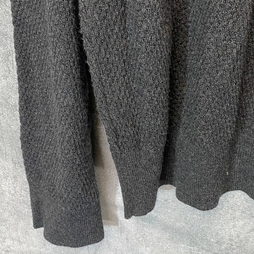 NORDSTROM Men's Grey Charcoal Heather Knit Pullover Crewneck Sweater SZ XL