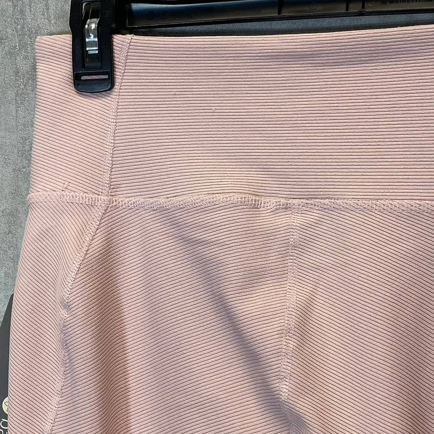 HARMONY & BALANCE Women's Lilac Ribbed High-Waist Tummy Control Pull-On Active Leggings SZ M