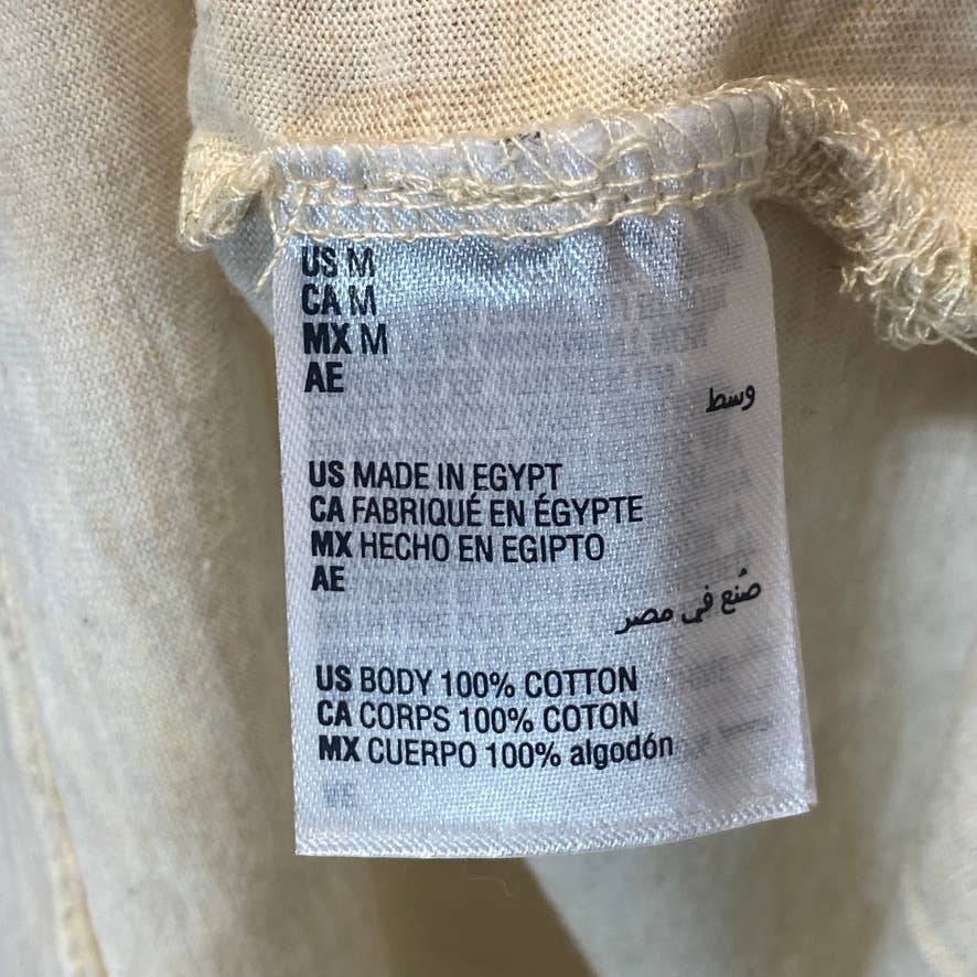 KAREN SCOTT Women's Oatmeal Colorblock Crewneck Long Sleeve Tunic Top SZ M