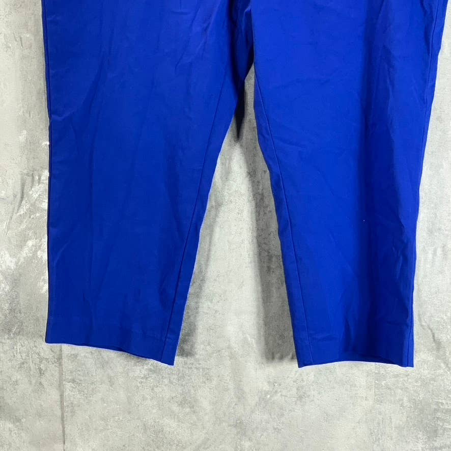 ALFANI Women's Modern Blue Mid-Rise Tummy-Control Pull-On Capri Pants SZ 16P