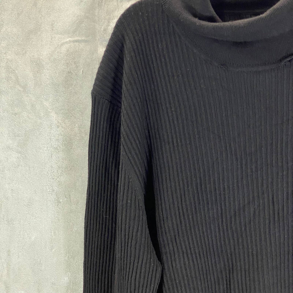 INC INTERNATIONAL CONCEPTS Men's Deep Black Ascher Rollneck Sweater SZ 2XL