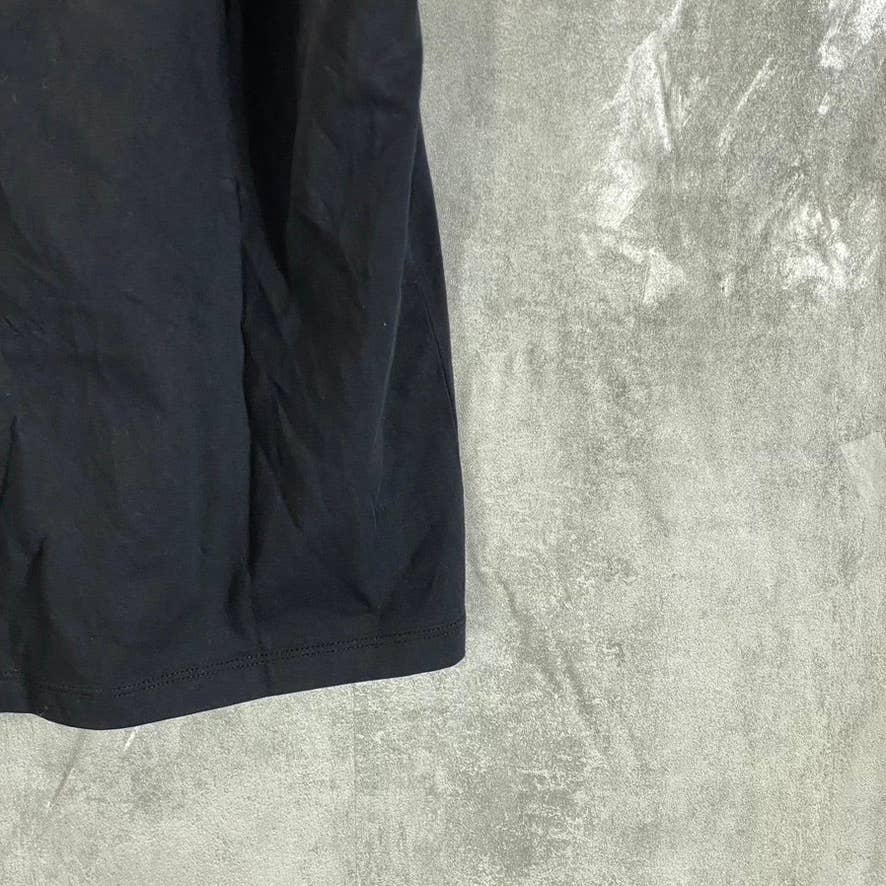 CALVIN KLEIN Men's Black Beauty Monogram Logo Graphic Crewneck T-Shirt SZ M