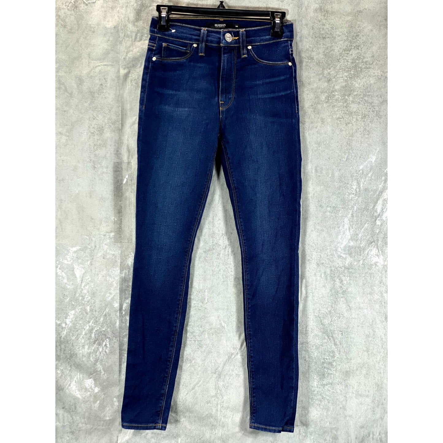 HUDSON Women's Flynn Barbara High-Rise Super Skinny Ankle Jeans SZ 24