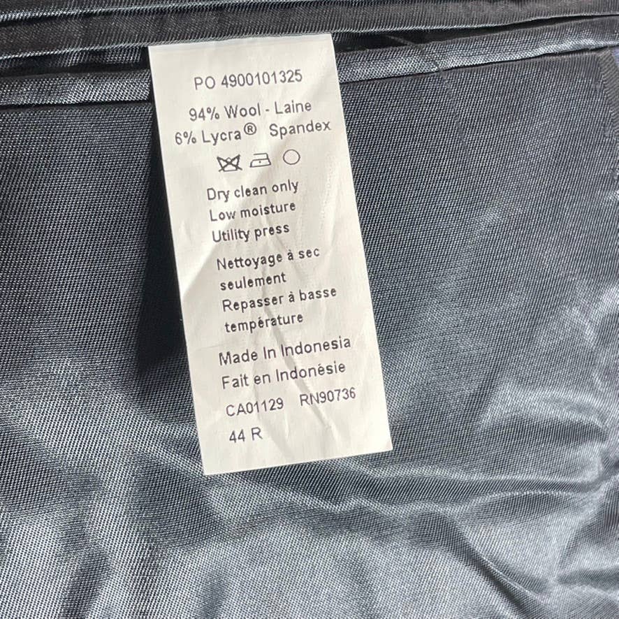 CALVIN KLEIN Men's Navy Solid Infinite Stretch Slim-Fit Two-Button Jacket SZ 44R