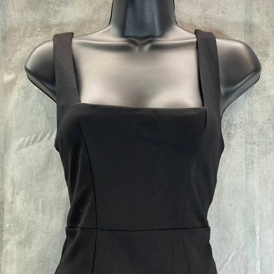 SPEECHLESS Juniors' Black Square-Neck Pullover Bodycon Knee-Length Dress SZ XS