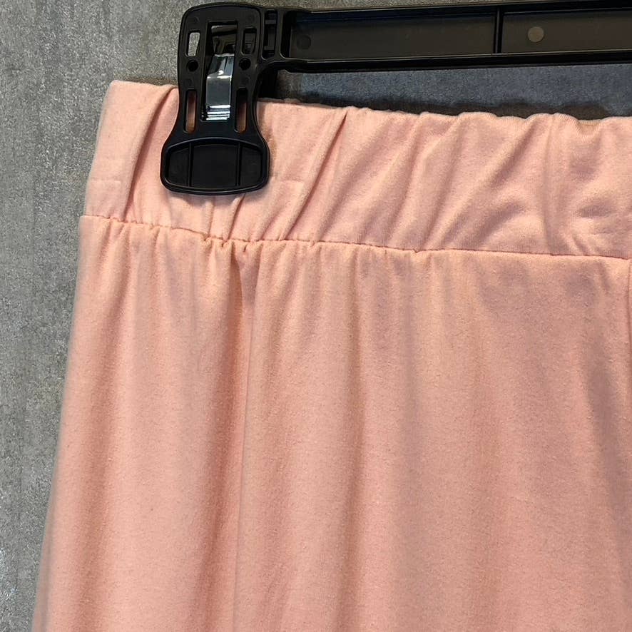 COZY ROZY Women's Mauve Elastic Waist Lightweight Pull-On Pajama Jogger Pants SZ M