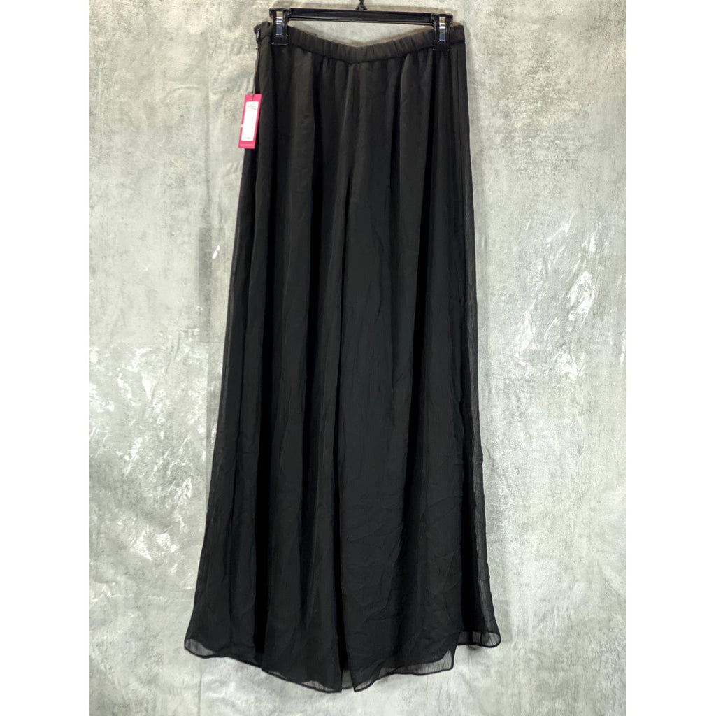 VINCE CAMUTO Women's Black Wide-Leg Yoryu Relaxed-Fit Pull-On Pants SZ M