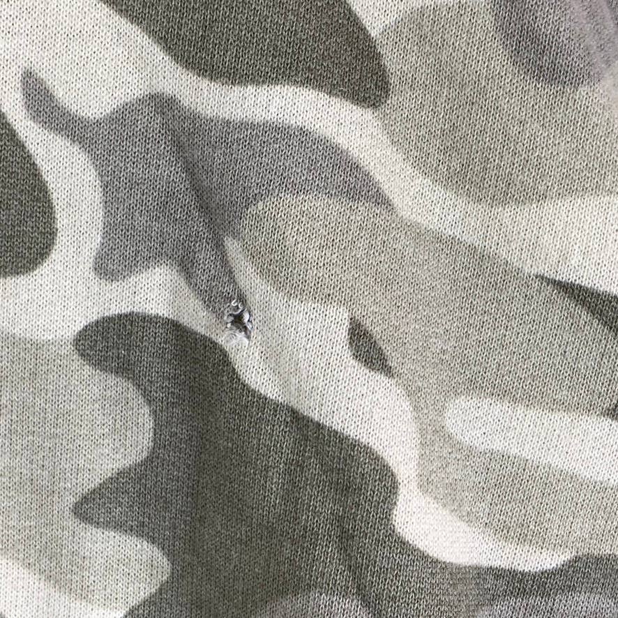 STYLE & CO Women's Green Camo-Print Oversized Pullover Hoodie SZ M
