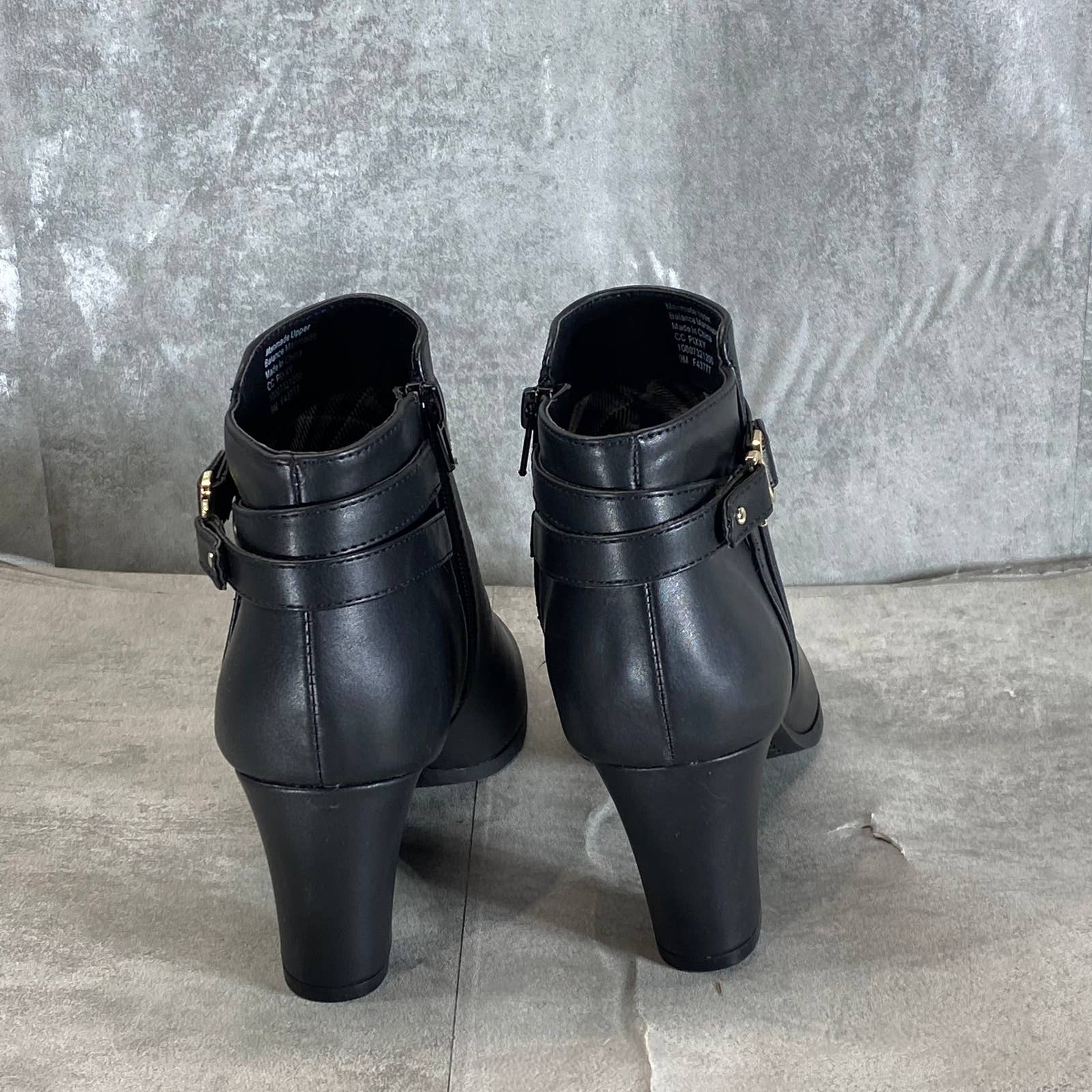 CHARTER CLUB Women's Black Pixxy Almond-Toe Dress Booties SZ 9