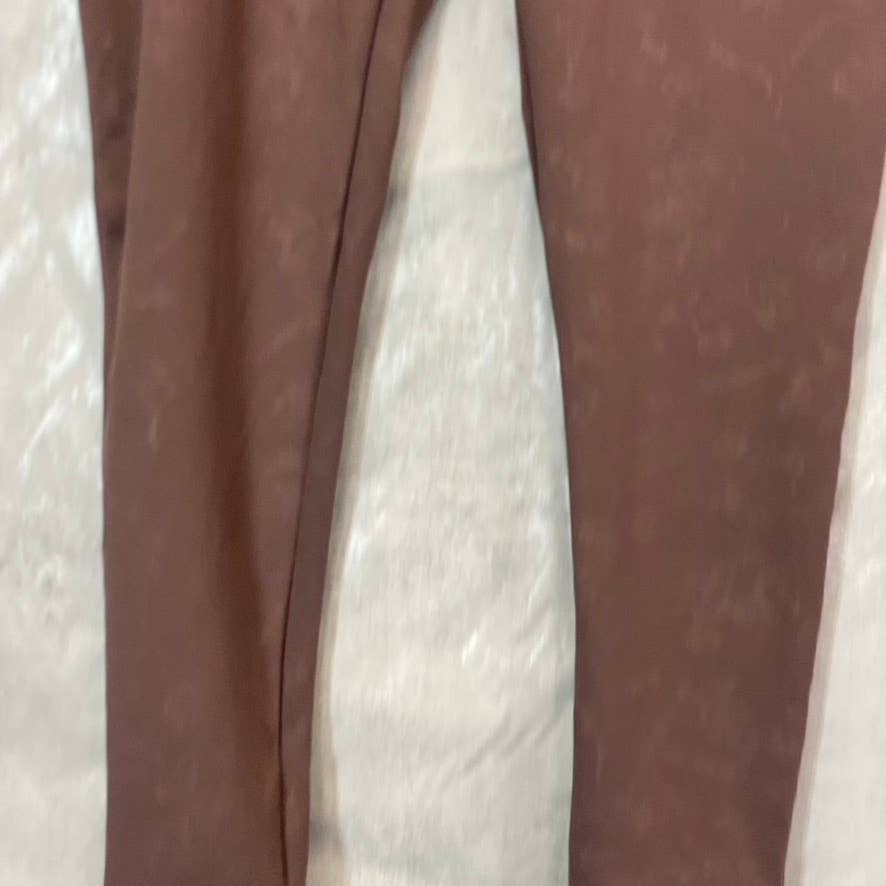 LAUNDRY By Shelli Segal Taupe Printed High-Waist Stretch Pull-On Active Leggings SZ L