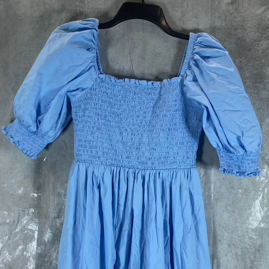 INC INTERNATIONAL CONCEPTS Women's Dutch Canal Smocked Puff-Sleeve Midi Dress